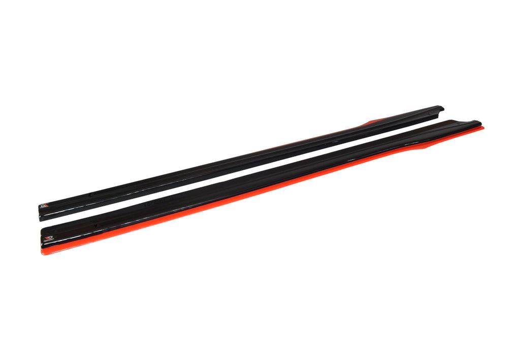 Praguri laterale Maxton Design V2 pentru Toyota GT86, Subaru BRZ (după 2017), negru lucios