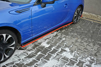 Praguri laterale Maxton Design versiunea 2 pentru Toyota GT86, Subaru BRZ (după 2017), culoare carbon