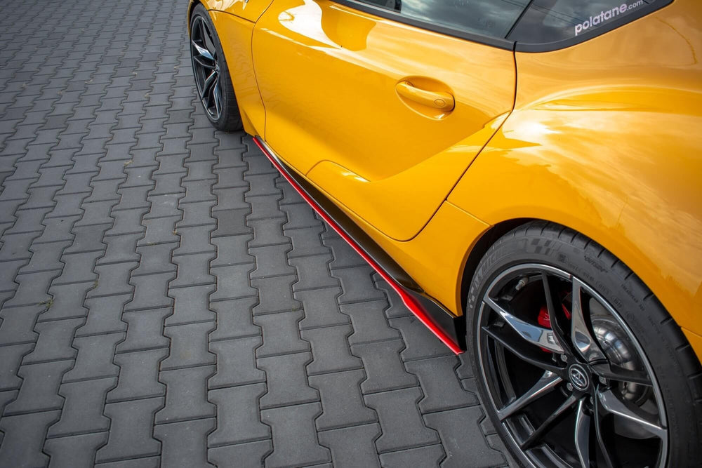 Maxton Design side skirts V2 for Toyota Supra (2019-), gloss black