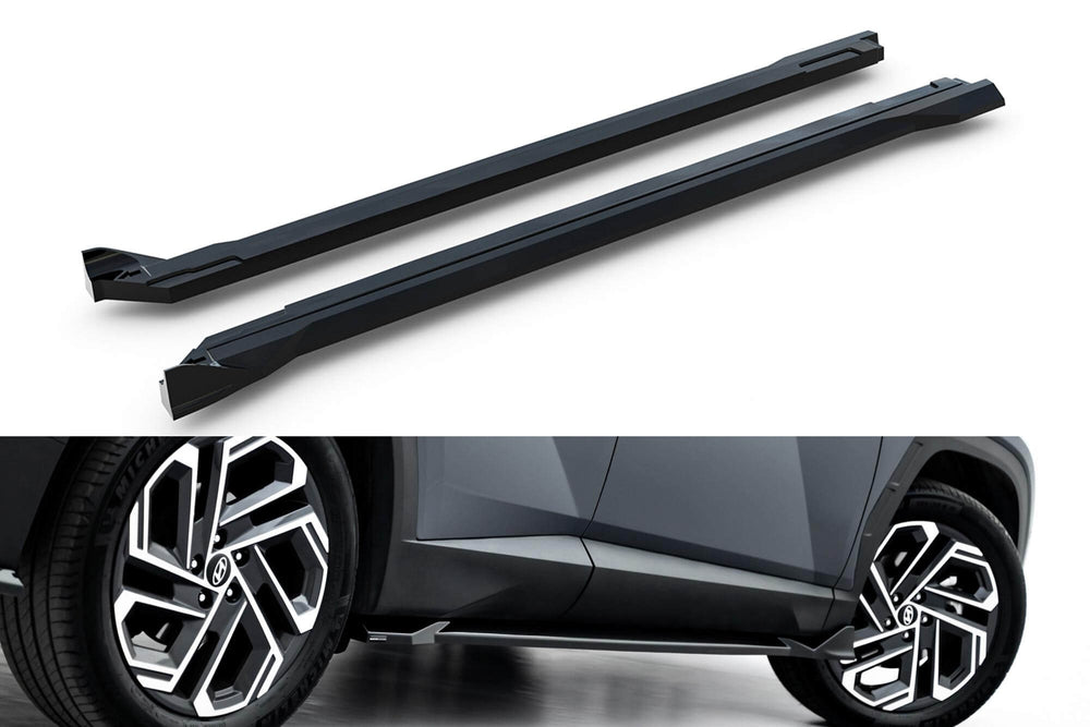 Praguri portiere Maxton Design pentru Hyundai Tucson MK4 Facelift (2024-), negru lac