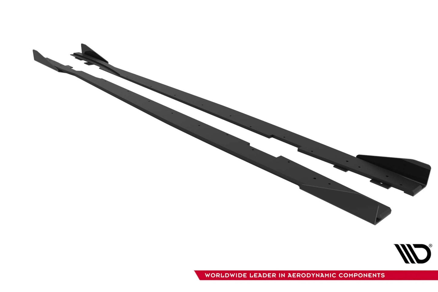 Praguri Maxton Design Street Pro pentru usi Ford Focus ST (2015-2018), negru mat