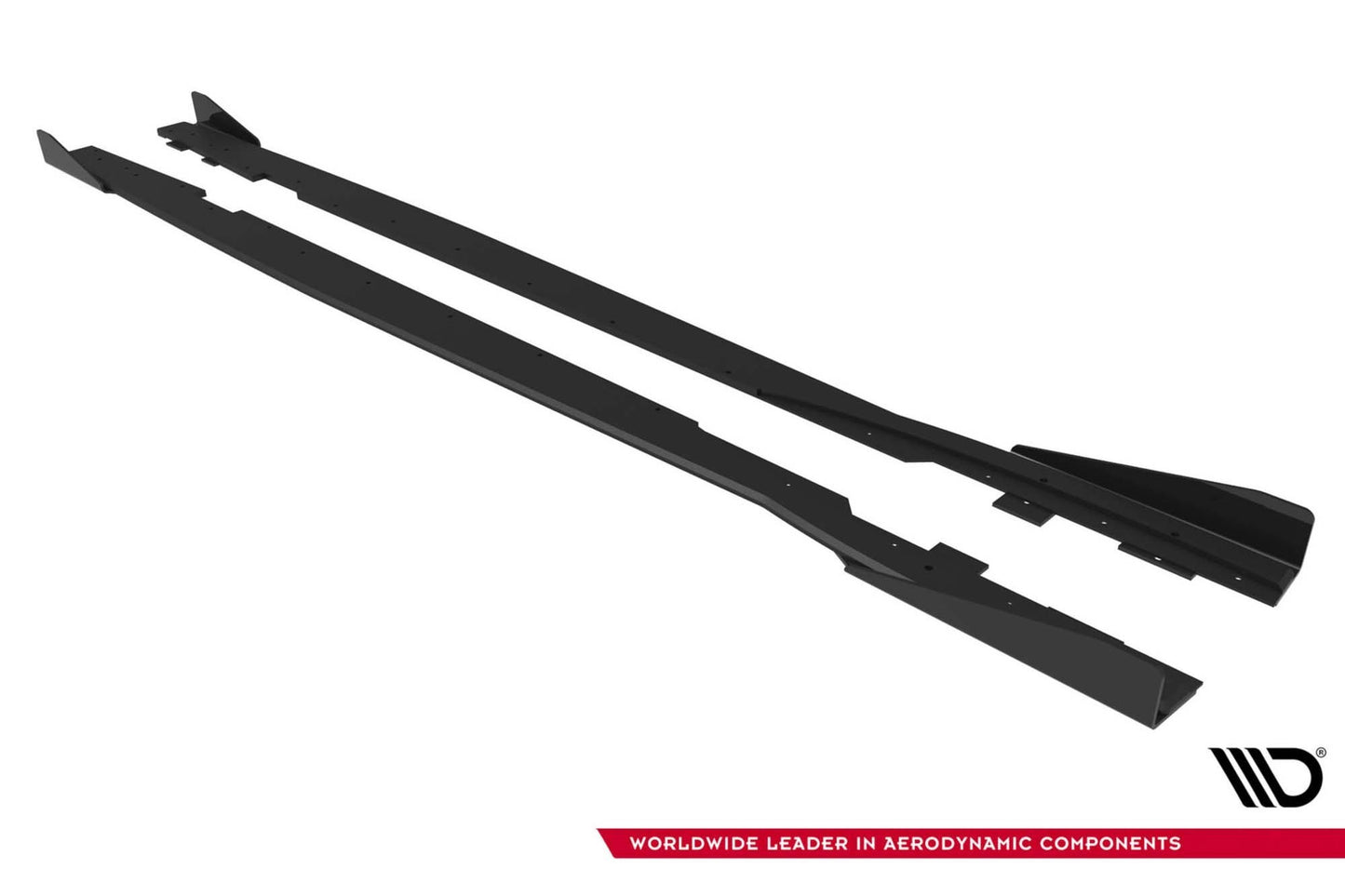 Praguri Maxton Design Street Pro pentru usi Ford Focus ST (2015-2018), negru mat