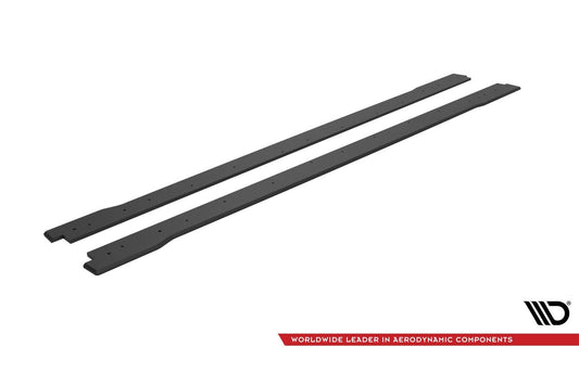 Inserții laterale Maxton Design pentru bara spate a Hyundai Veloster N (2018-2022), negru lac