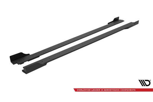 Praguri laterale Maxton Design tip Street Pro pentru Hyundai Veloster N (2018-2022), negru mat