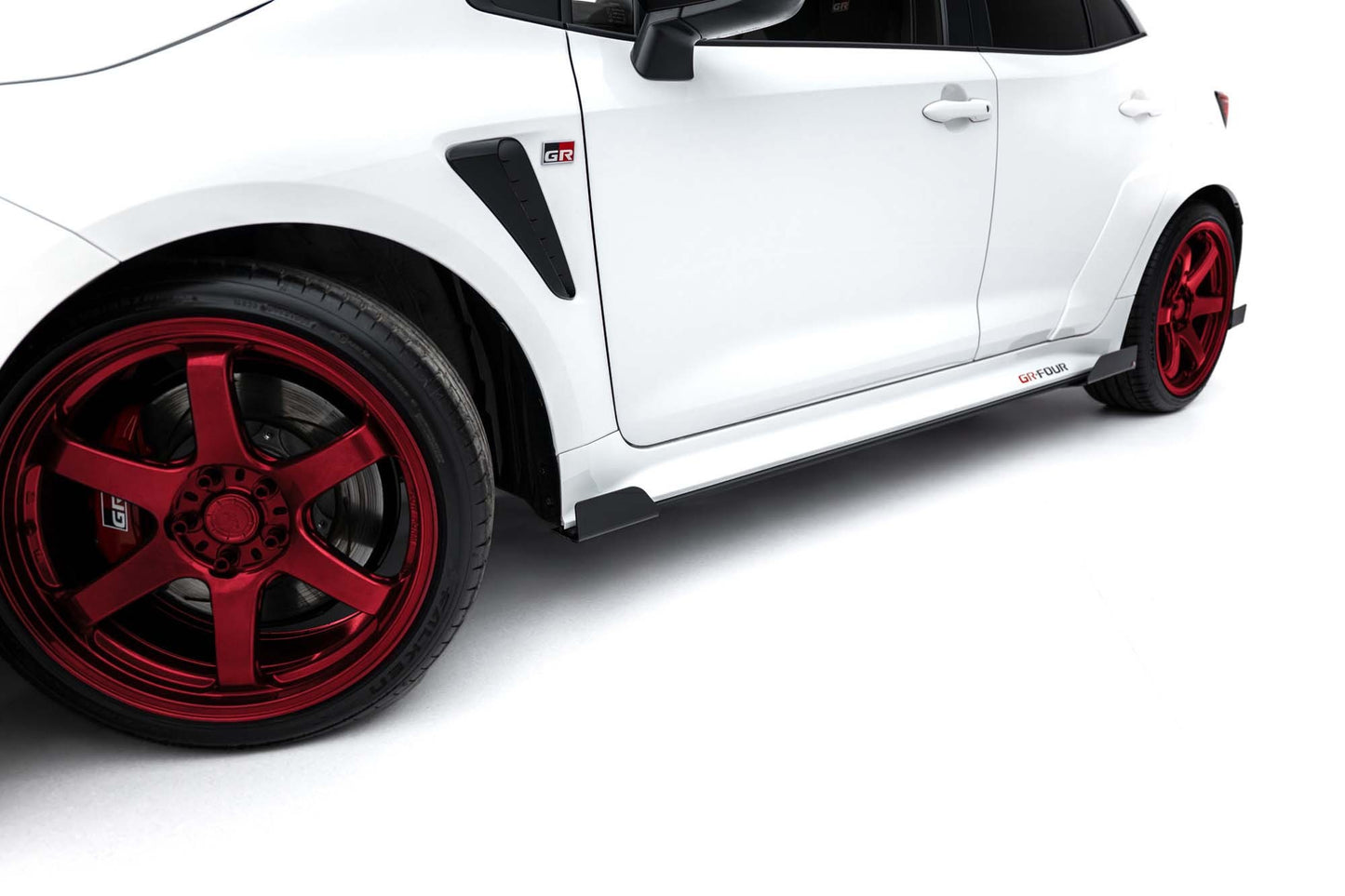 Maxton Design Street Pro Side Skirt Diffusers for Toyota GR Corolla (2022-2024), matte black