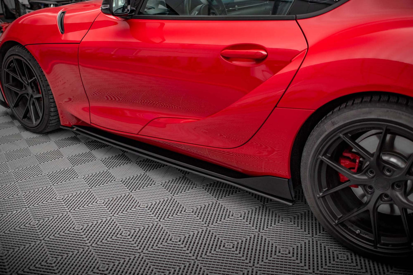 Maxton Design praguri Street Pro pentru Toyota Supra (2019-), negru mat