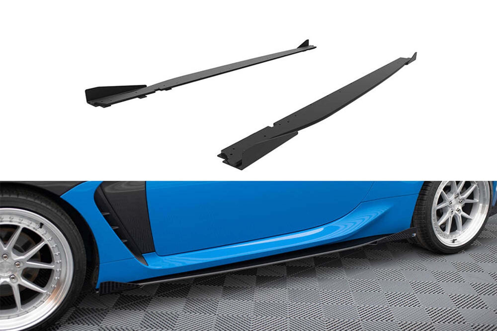 Maxton Design Side Skirts v1 for Toyota GR86 (2021 onwards), matte black
