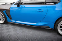 Maxton Design side skirts V1 pentru Toyota GR86 (după 2021), negru lucios