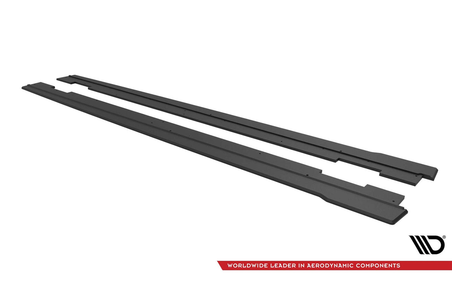 Praguri laterale Maxton Design versiunea 2 pentru Hyundai i30 N hatchback (2017-), negru mat