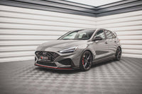 Praguri laterale Maxton Design versiunea 2 pentru Hyundai i30 N hatchback (2017-), negru mat