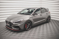 Praguri laterale Maxton Design versiunea 2 pentru Hyundai i30 N hatchback (2017-), negru mat