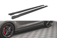 Praguri laterale Maxton Design versiunea 2 pentru Hyundai i30 N hatchback (2017-), negru mat