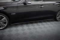Maxton Design versiunea 2 insertii praguri pentru Infiniti Q50 S (2013-2016), lac negru