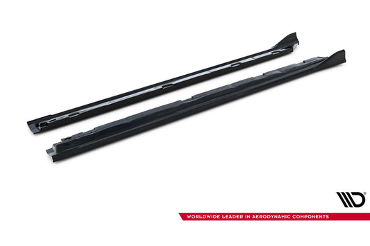 Praguri Maxton Design versiunea 2 pentru Skoda Superb (după 2024), negru lăcuit