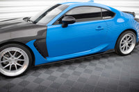 Maxton Design praguri laterale versiunea 2 pentru Toyota GR86 (dupa 2021), negru mat