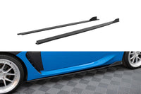 Maxton Design praguri laterale versiunea 2 pentru Toyota GR86 (dupa 2021), negru mat