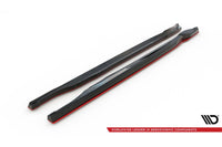 Maxton Design Side Skirts V2 for Toyota GR86 (2021 onwards), gloss black/red