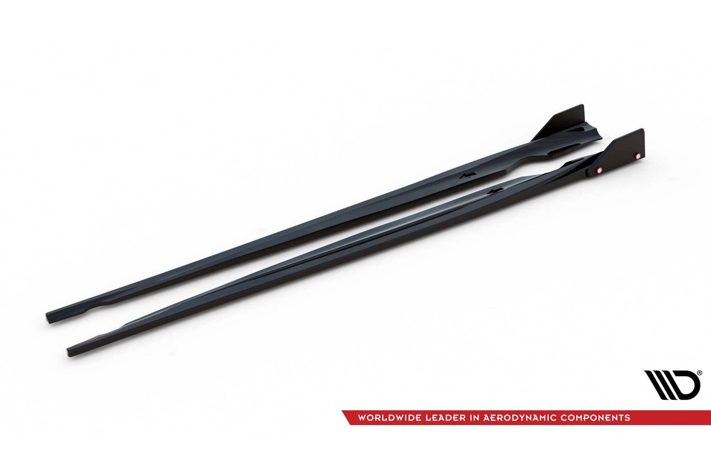 Praguri Maxton Design versiunea 2 pentru Volkswagen Scirocco R (2008-2014), lac negru