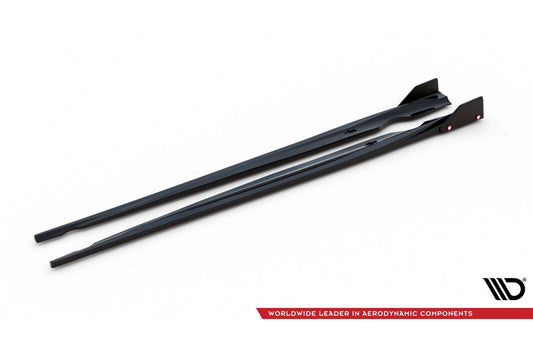 Praguri Maxton Design versiunea 2 pentru Volkswagen Scirocco R (2008-2014), lac negru