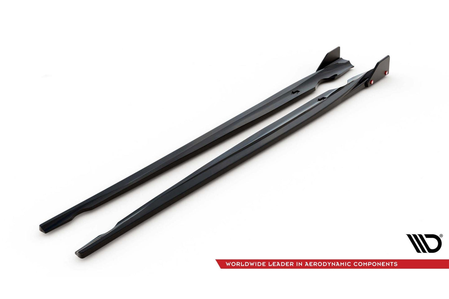 Praguri Maxton Design versiunea 2 pentru Volkswagen Scirocco R (2008-2014), lac negru