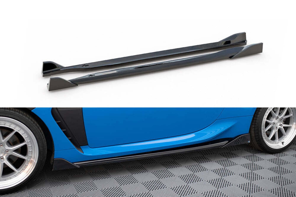 Maxton Design side skirts version 3 for Toyota GR86 (from 2021), gloss black