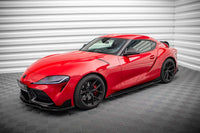 Maxton Design Side Skirts V3 pentru Toyota Supra (2019-), negru lucios