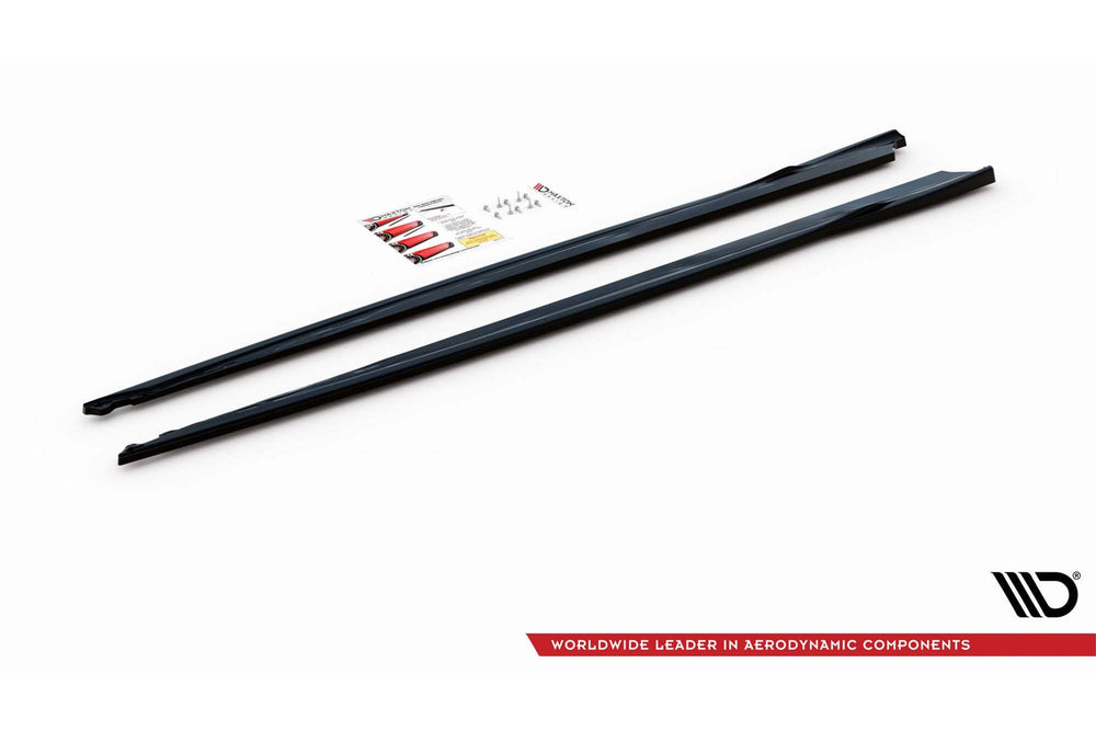 Maxton Design Side Skirts V3 pentru Toyota Supra (2019-), negru lucios