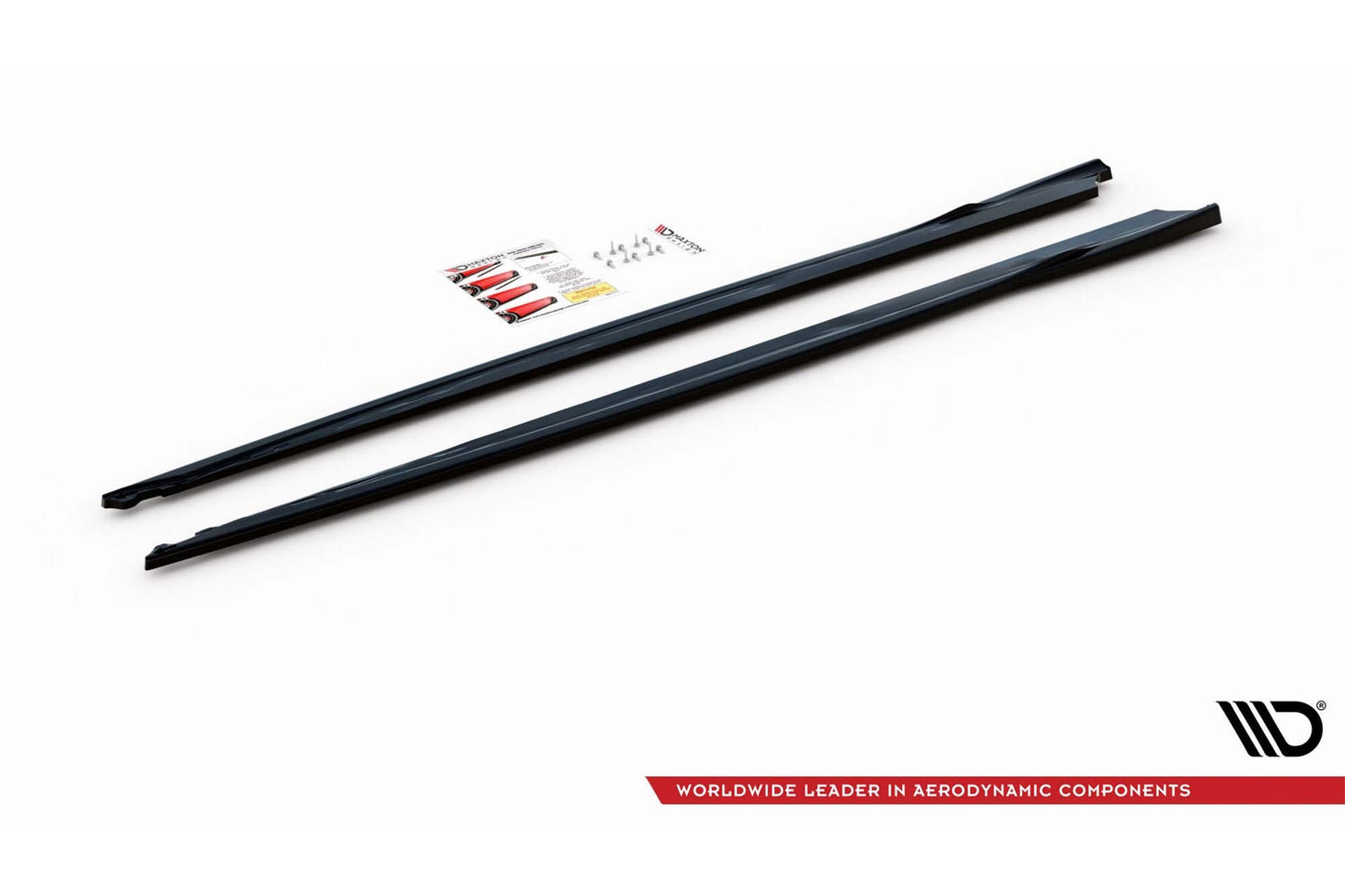 Maxton Design Side Skirts V3 pentru Toyota Supra (2019-), negru lucios