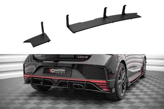 Maxton Design insertii pentru diffuser Hyundai i20 N (2020+), negru mat
