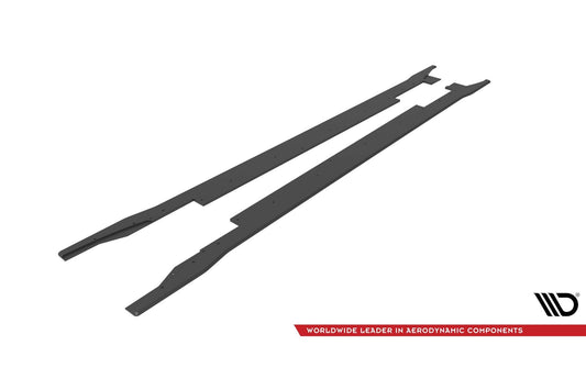 Praguri portiere Maxton Design pentru Ford Mondeo Sport (2019-2022), Fusion Sport (2019-2020), negru mat