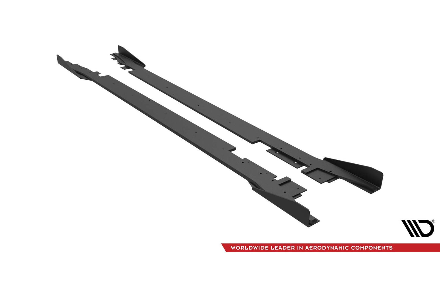 Praguri portiere Maxton Design pentru Ford Mondeo Sport (2019-2022), Fusion Sport (2019-2020), negru mat
