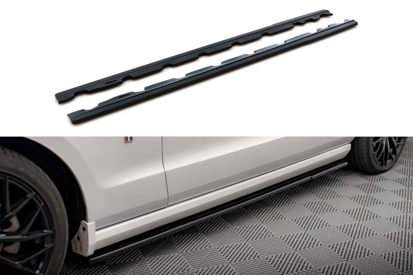 Praguri Maxton Design pentru Ford Mustang Mk5 (2009-2014), culoare carbon