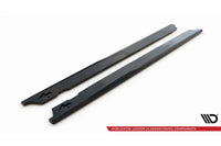 Maxton Design praguri usi pentru Ford Transit Connect (2017-2023), negru lucios
