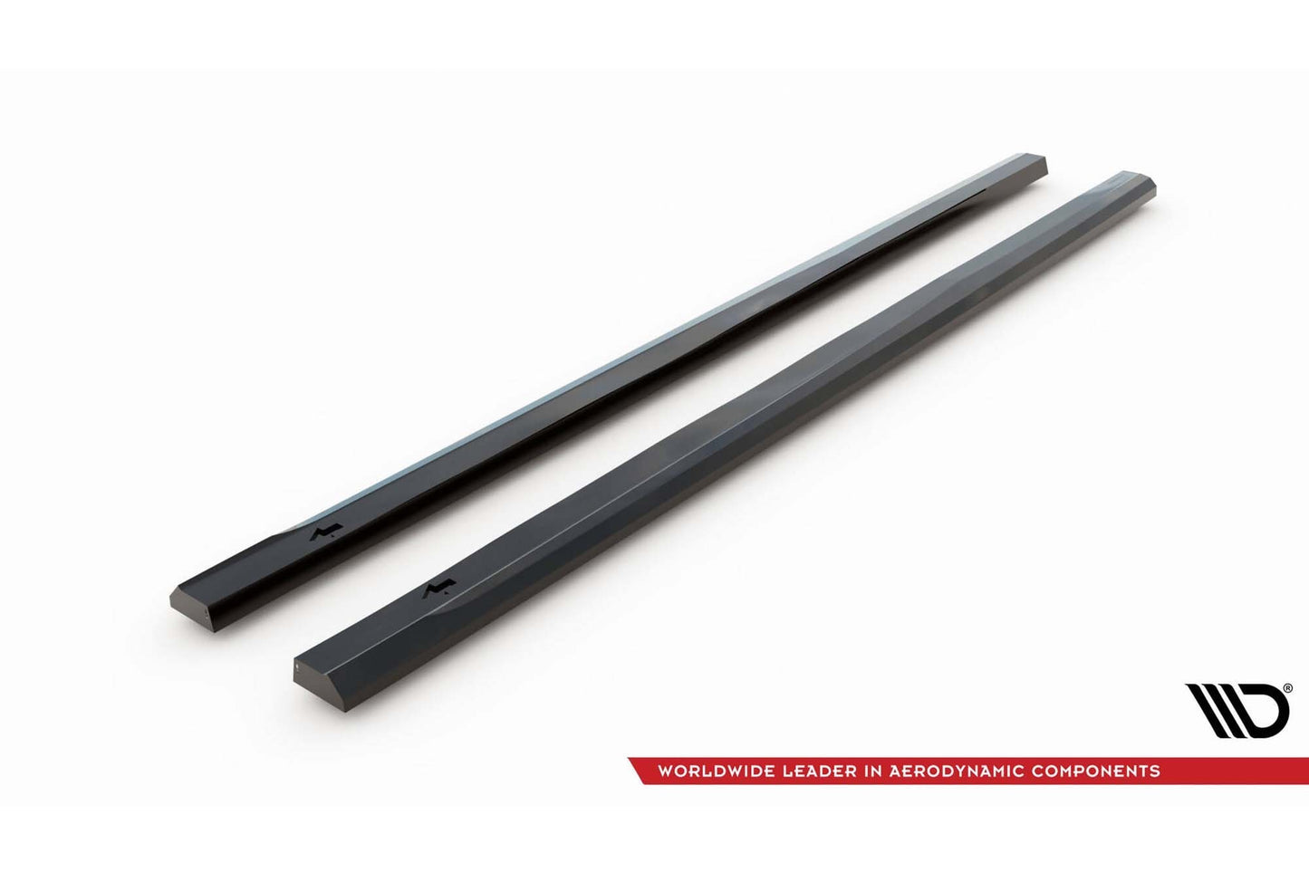 Maxton Design praguri usi pentru Ford Transit Courier (2014-2017), negru lucios