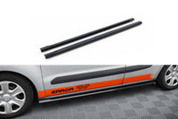 Maxton Design praguri usi pentru Ford Transit Courier (2014-2017), negru lucios