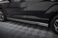 Praguri portiere Maxton Design pentru Hyundai Kona N-Line (2022-), negru lac