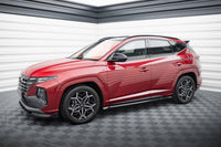 Praguri portiere Maxton Design pentru Hyundai Tucson N-Line (2020-), negru lac