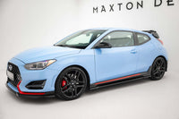 Praguri portiere Maxton Design pentru Hyundai Veloster N (2018-2022), negru lac