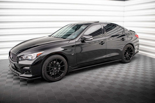 Maxton Design praguri usi pentru Infiniti Q50 S Mk1 (2013-2016), culoare carbon