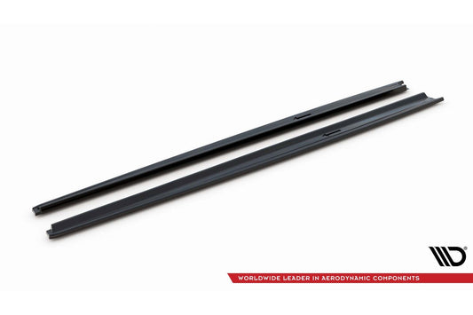 Praguri usi Maxton Design pentru Jaguar XE R-Dynamic X760 (dupa 2019), negru lacuit