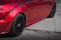 Praguri usi Maxton Design pentru Jaguar XE R-Dynamic X760 (dupa 2019), negru lacuit
