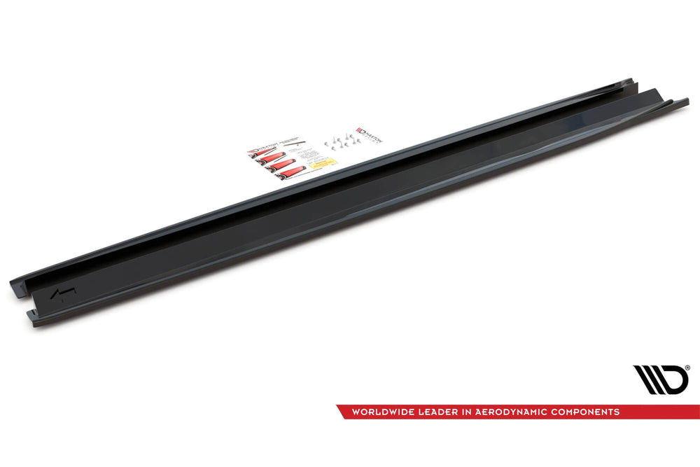 Praguri usi Maxton Design pentru Jaguar XF R-Sport (2015-2020), negru mat