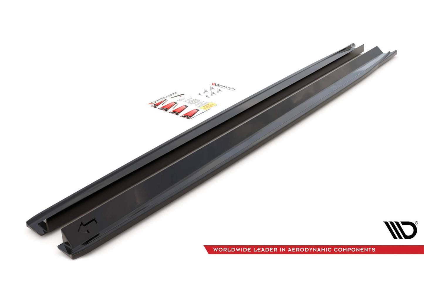 Praguri usi Maxton Design pentru Jaguar XF R-Sport (2015-2020), culoare carbon