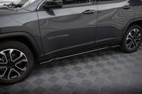 Praguri usi Maxton Design pentru Jeep Compass Limited (dupa 2021), negru lacuit