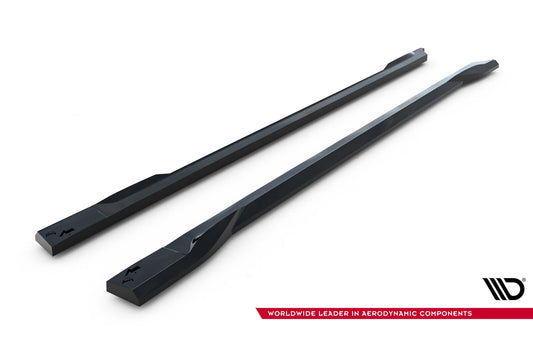 Maxton Design praguri pentru Kia EV6 (2021+), negru lac