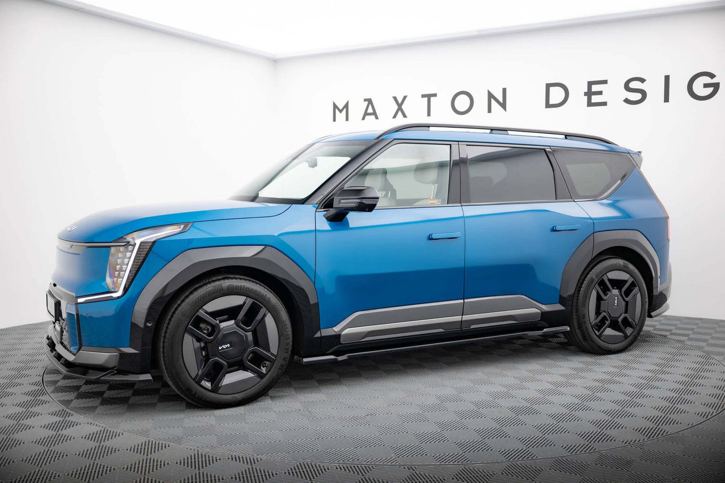 Maxton Design praguri pentru Kia EV9 GT-Line (2023+), negru lucios