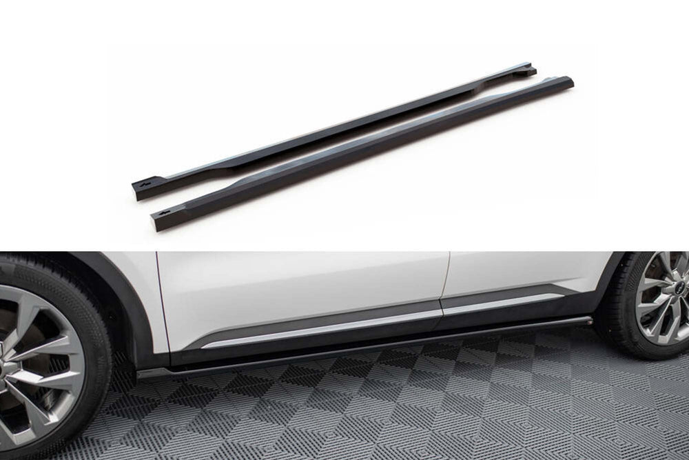 Maxton Design side skirts for Kia Sorento (2020-2023), black gloss