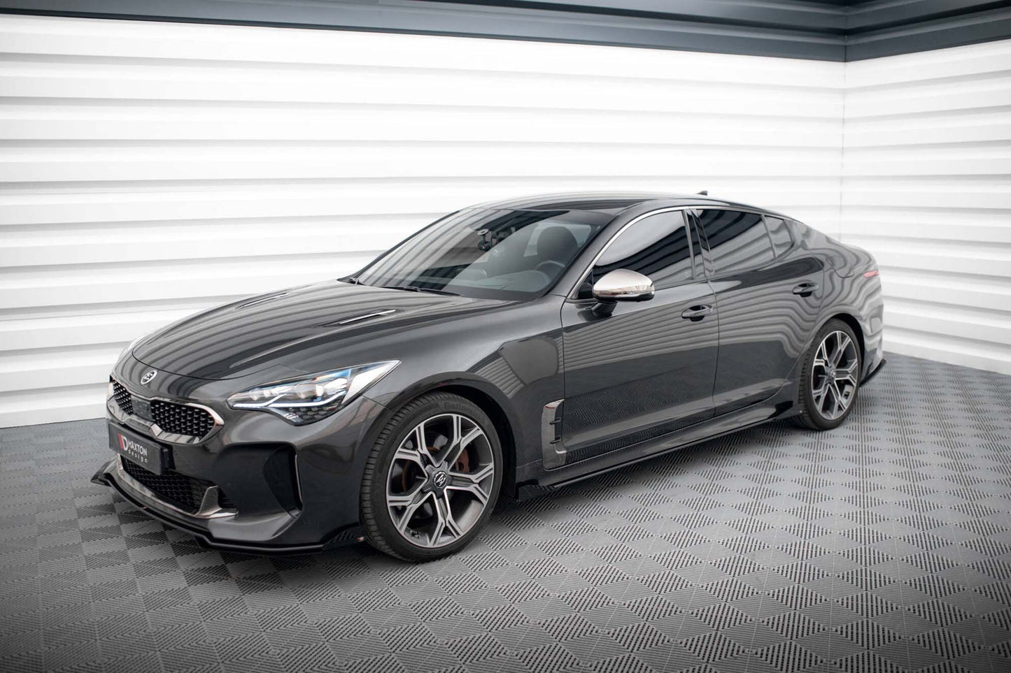 Maxton Design side skirts for Kia Stinger GT/GT-Line (2017-2023), matt black