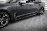 Maxton Design side skirts for Kia Stinger GT/GT-Line (2017-2023), matt black