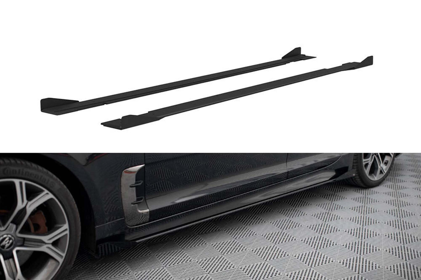 Maxton Design side skirts for Kia Stinger GT/GT-Line (2017-2023), matt black